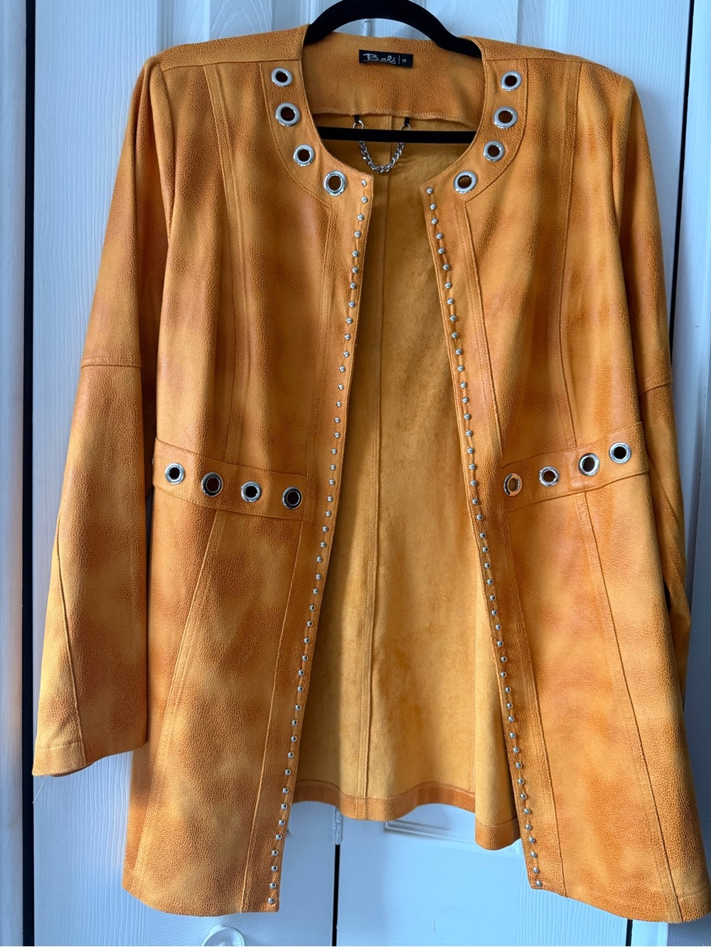 Teddi Eyelet-Trim Jacket